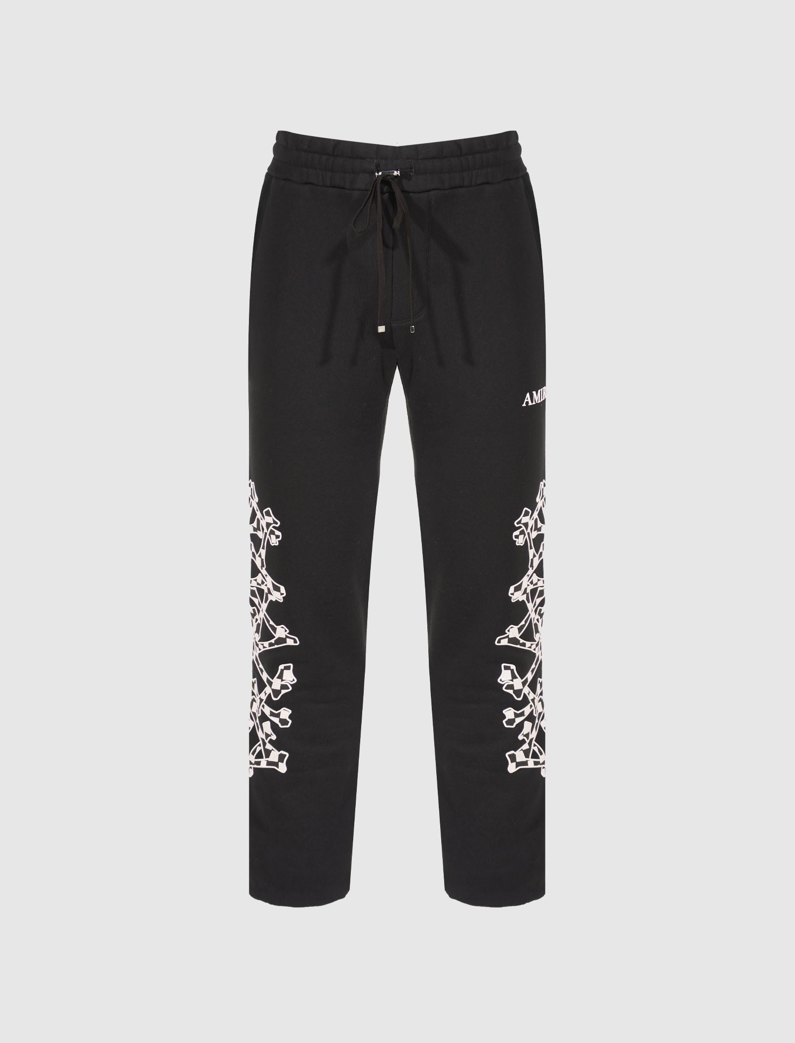 CHECKERED BONES SWEATPANTS - 1