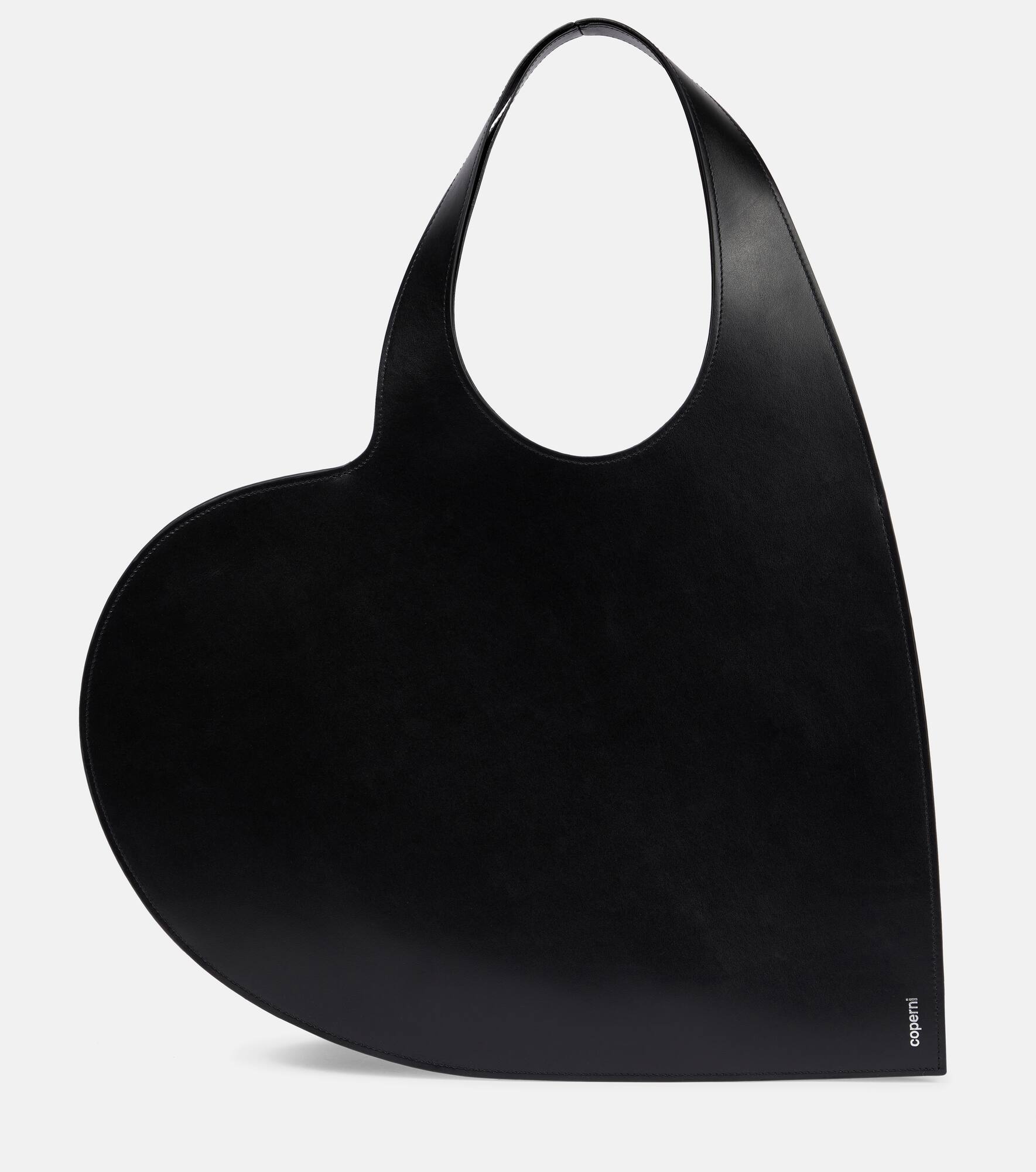 Heart leather tote - 1