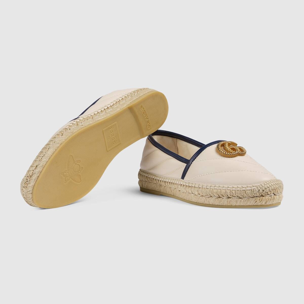 Women's matelassé espadrille - 5