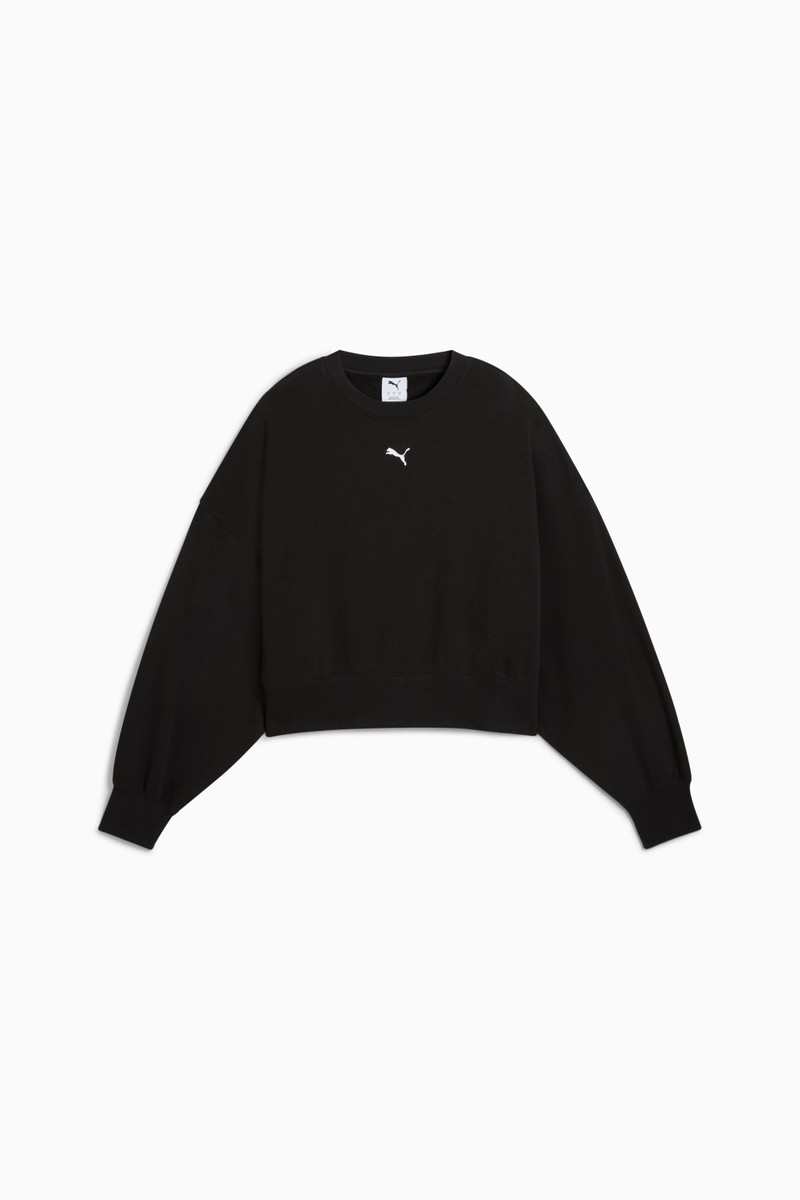 Wardrobe Essentials Women's Oversized Crew Sweatshirt 1