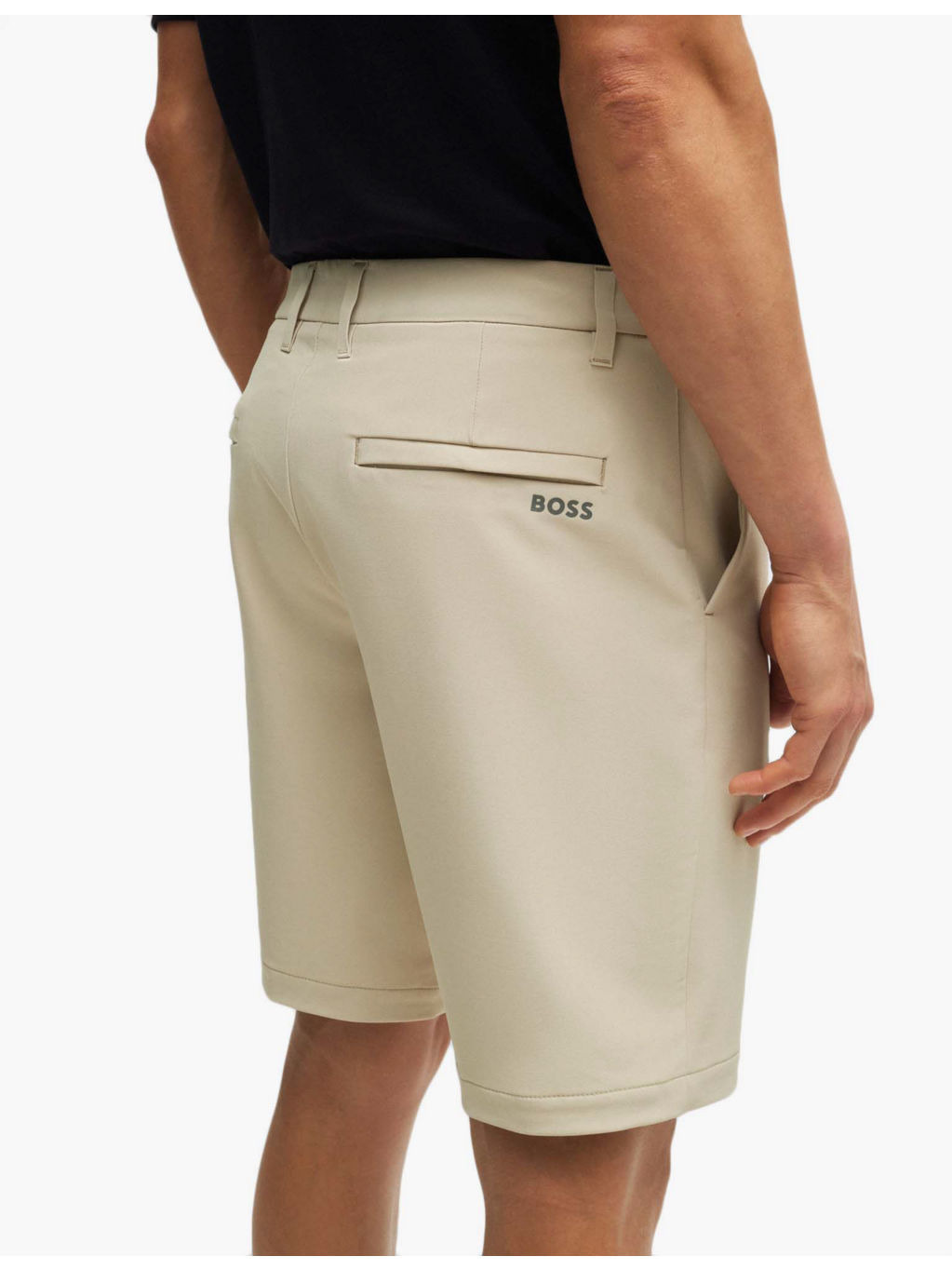 Logo-print slim-fit stretch-woven shorts - 5