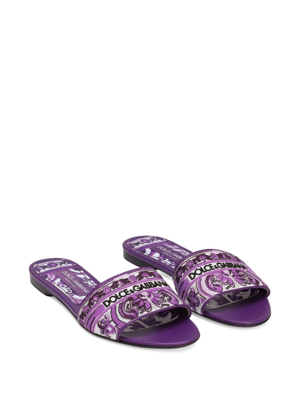 Majolica-pattern slides - 2