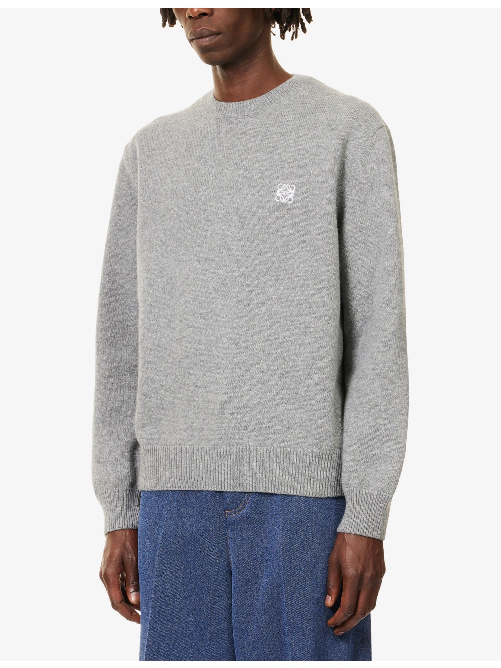 Anagram Crewneck Wool Jumper - 3