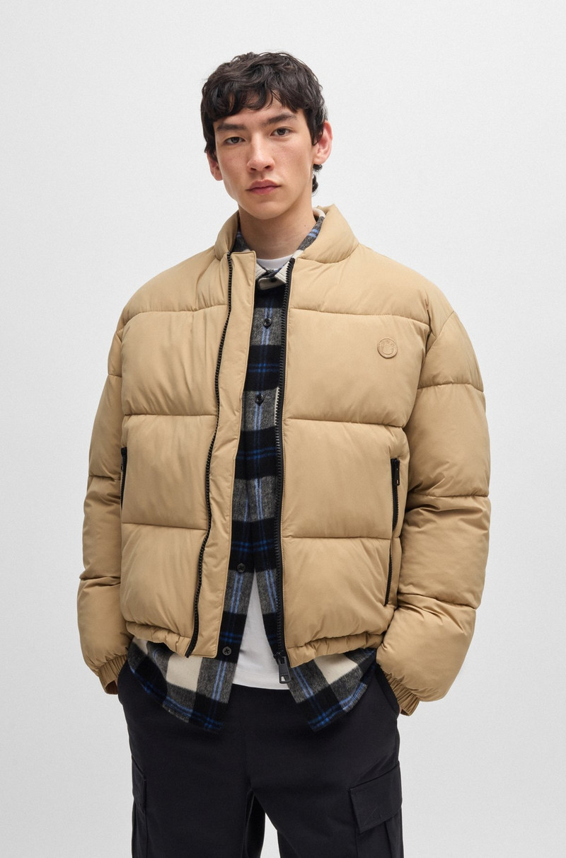 SLIM-FIT WATER-REPELLENT JACKET WITH LOGO BADGE 2