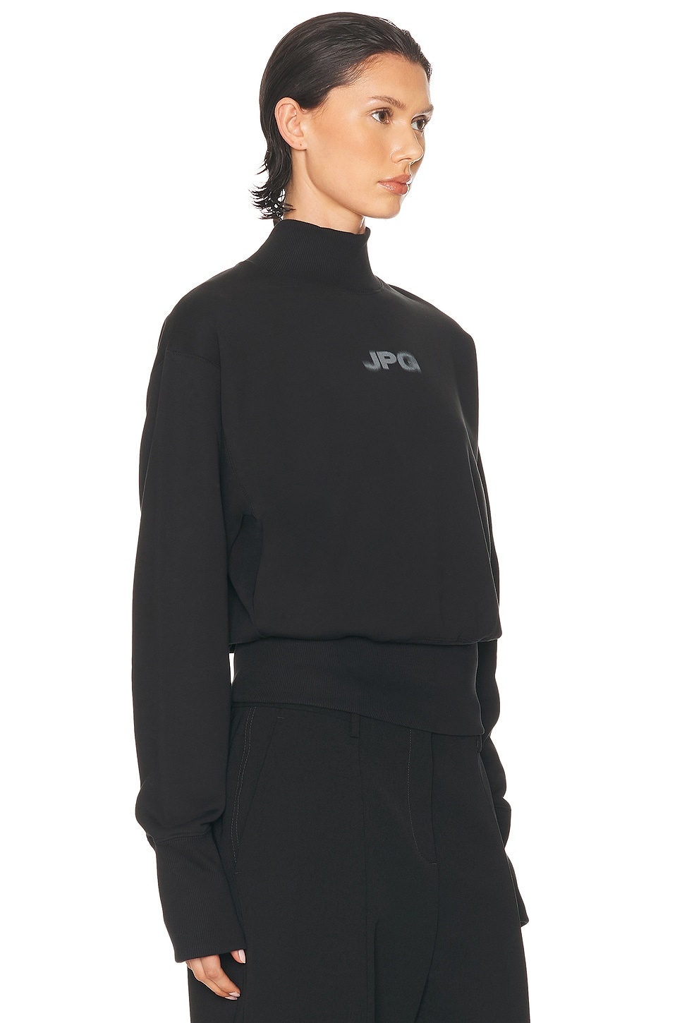 Cropped Crew Neck Jpg Sweater - 2
