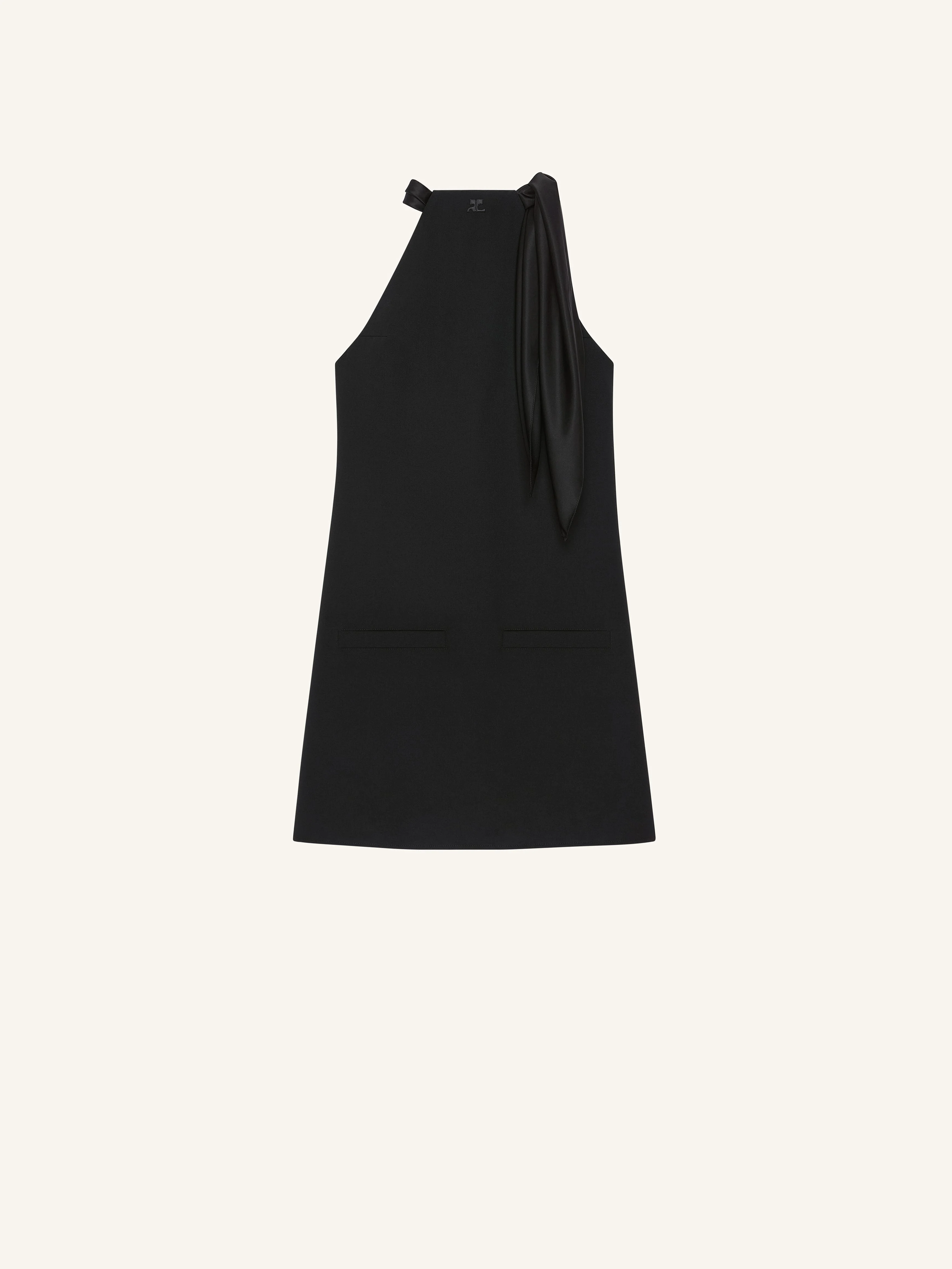 KNOTTED A-LINE DRESS - 1