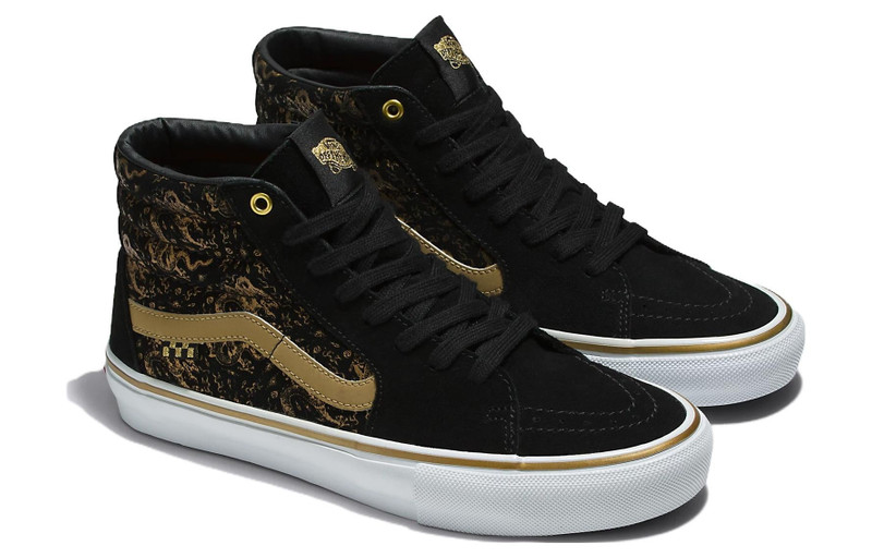 Vans Vans Sk8-Hi Lunar New Year 'Black Gold' VN0A5FCCZX1 outlook