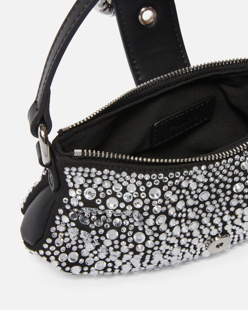 SOFT JOLENE HANDBAG IN LEATHER WITH RHINESTONES 4