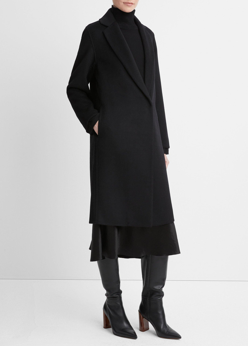 Vince Classic Wool-Blend Straight Coat outlook