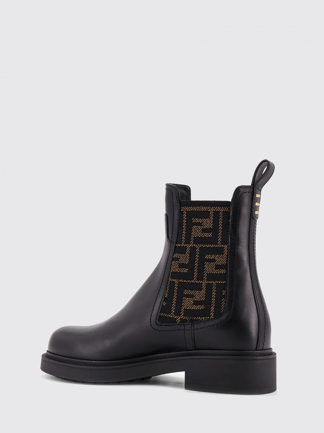 Flat ankle boots woman Fendi - 3