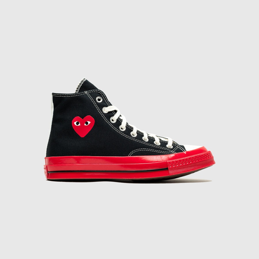 CHUCK TAYLOR ALL-STAR '70 HI "BLACK RED" - 1