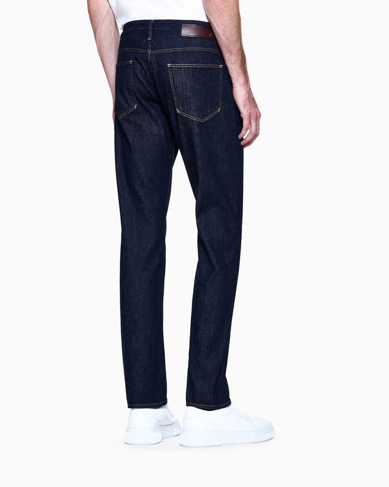 Five-pocket, slim-fit, stretch cotton-denim trousers 3