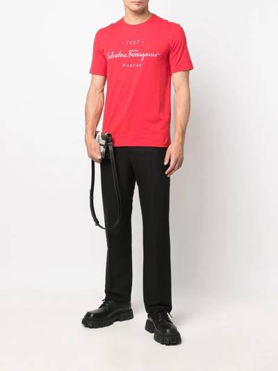 Salvatore Ferragamo 1927 Signature cotton T-shirt outlook