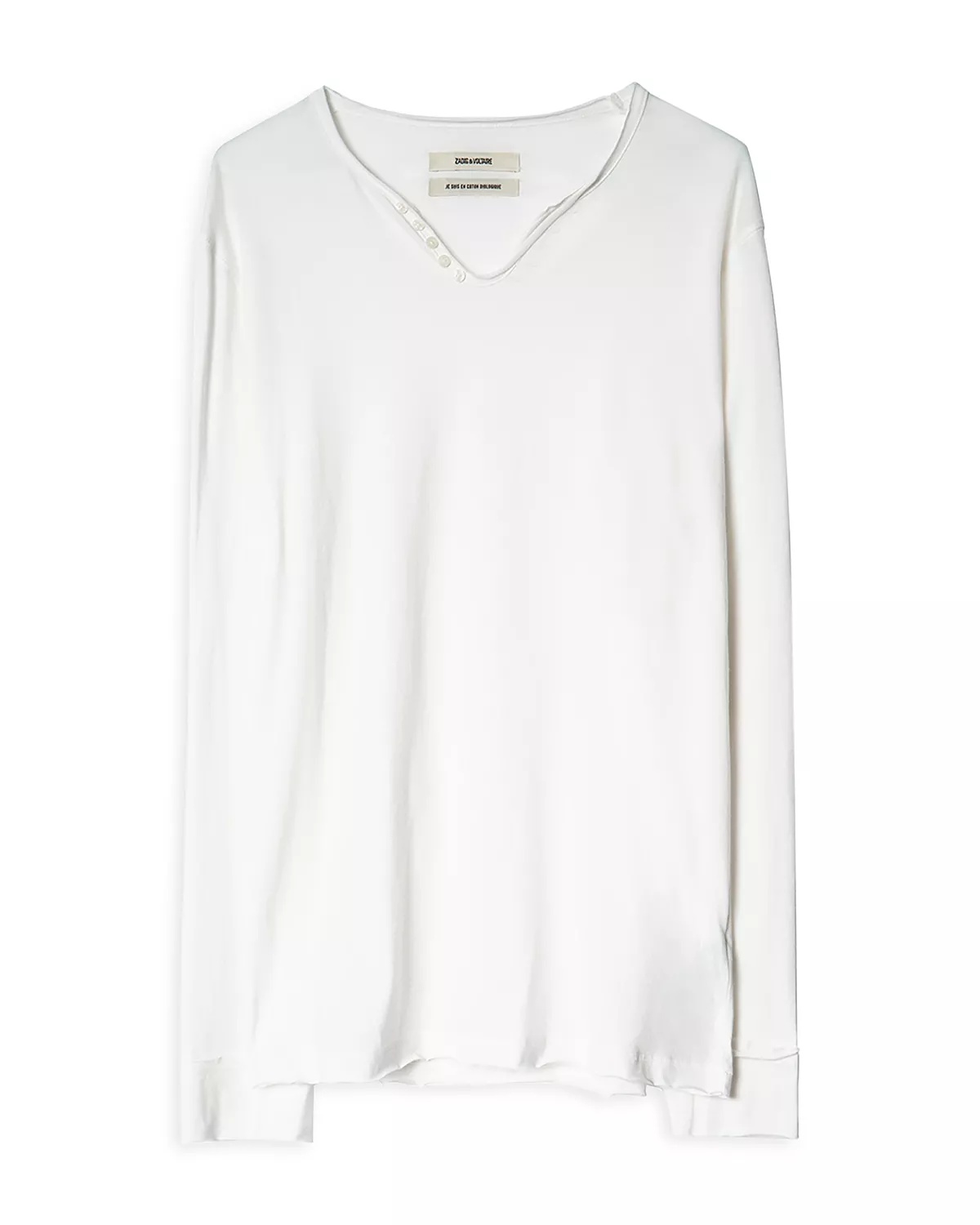 Monastir Cotton Long Sleeve Henley - 6