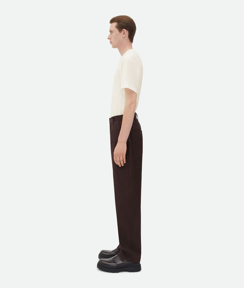 Bottega Veneta Stretch Cotton Tapered Trousers outlook
