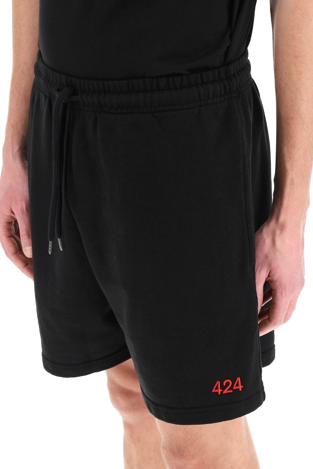 SWEATSHORTS WITH LOGO EMBROIDERY - 5