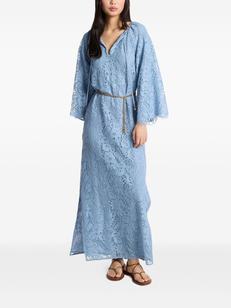 floral V-neck kaftan 1