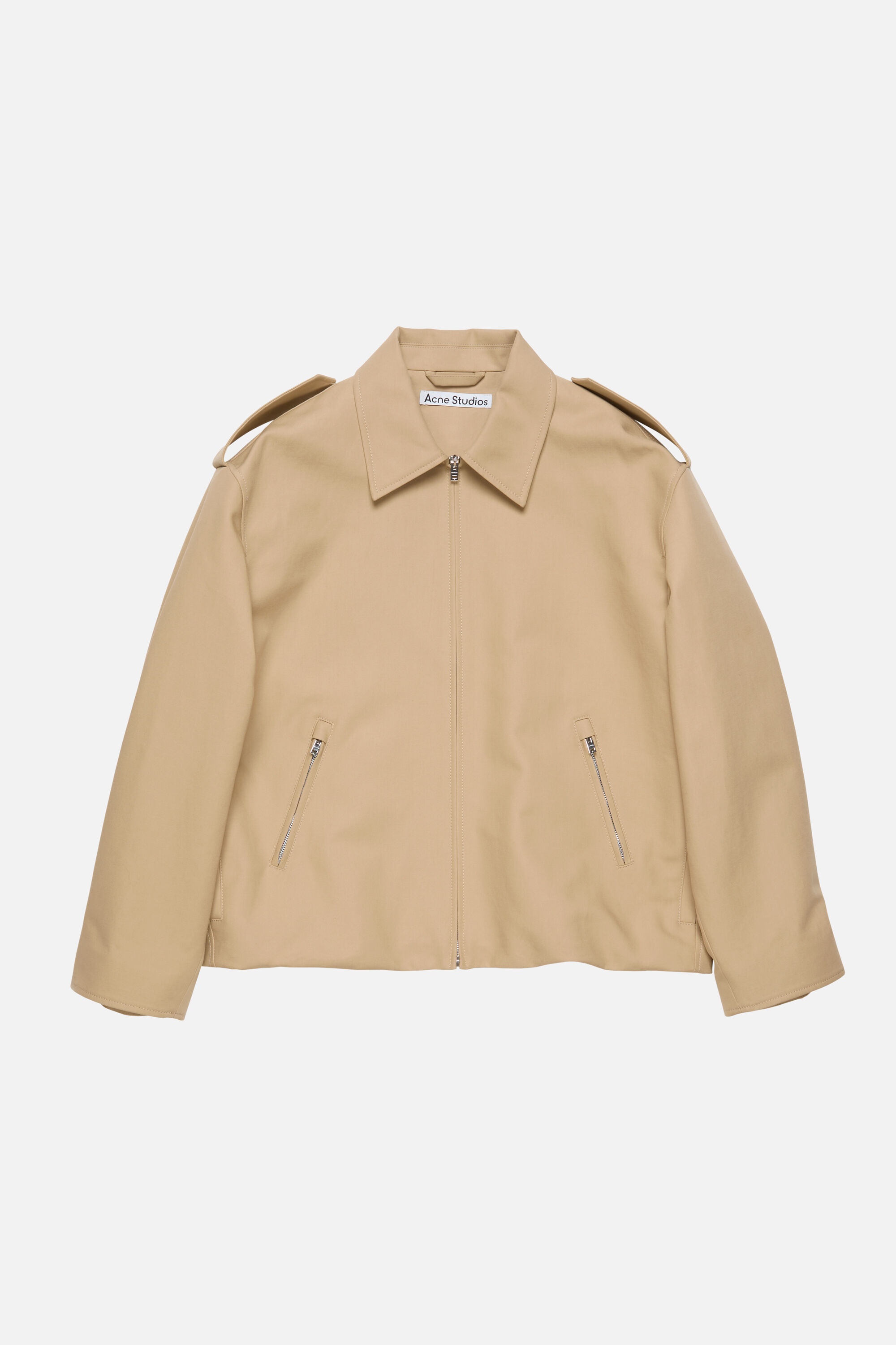 Satin jacket - Beige - 6