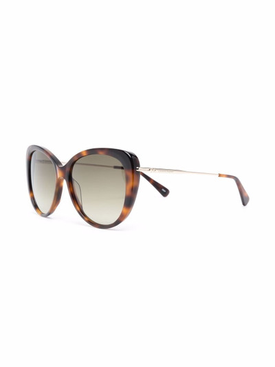 Longchamp tortoiseshell-effect tinted sunglasses outlook