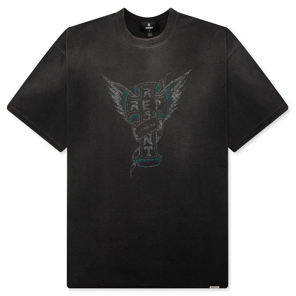 WESTSIDE T-SHIRT - STAINED BLACK - 1
