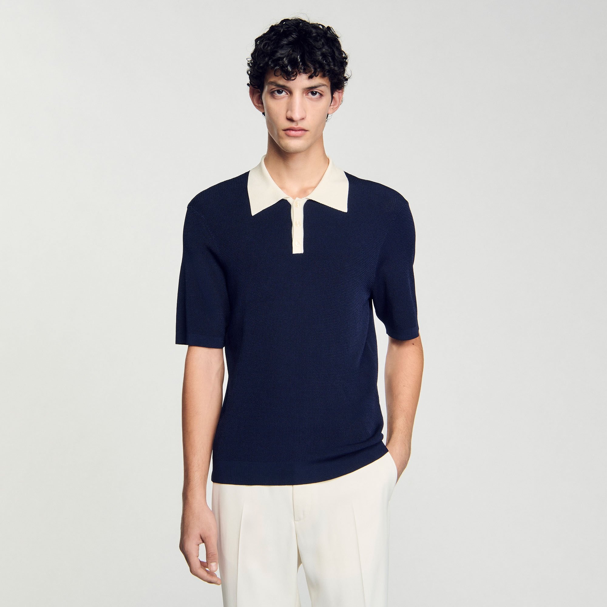 TWO-TONE POLO SHIRT - 4