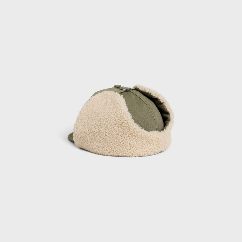TRIOMPHE CHAPKA HAT IN COTTON GABARDINE 4