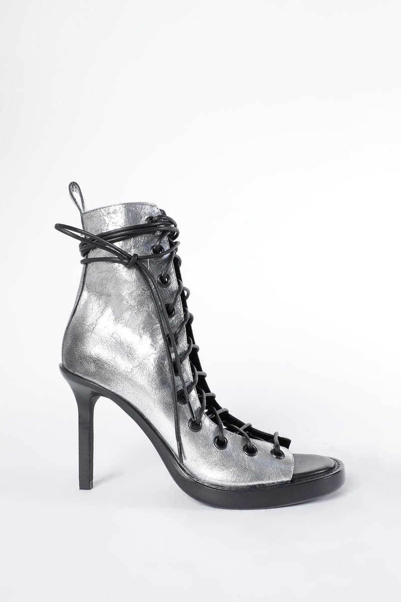 Ann Demeulemeester Hilla Chunky Pointed Heeled Ankle Boots outlook