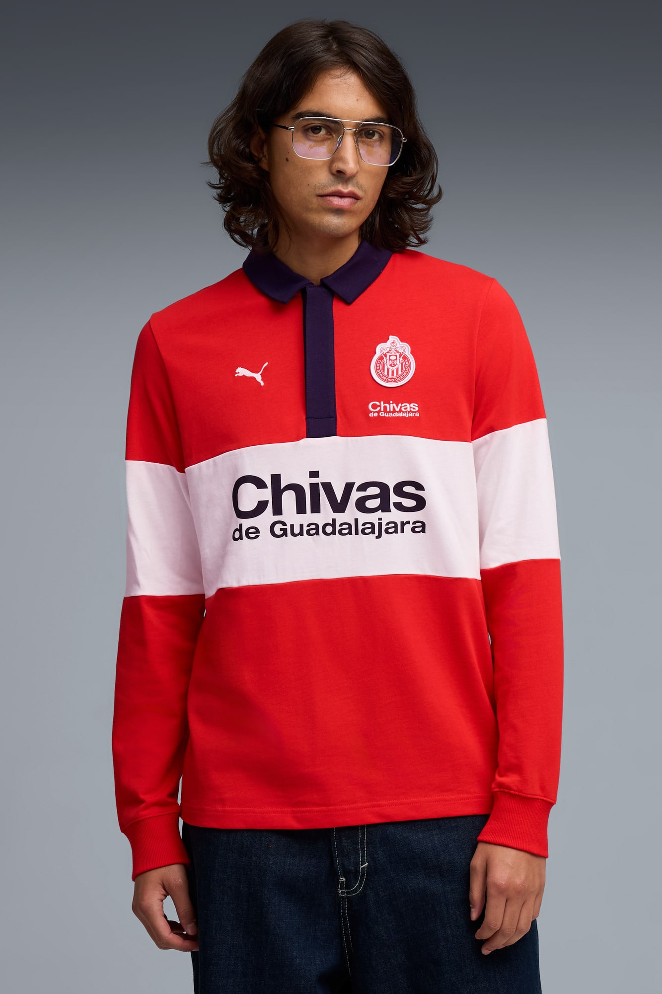Chivas Men's Long Sleeve Rugby Polo - 3
