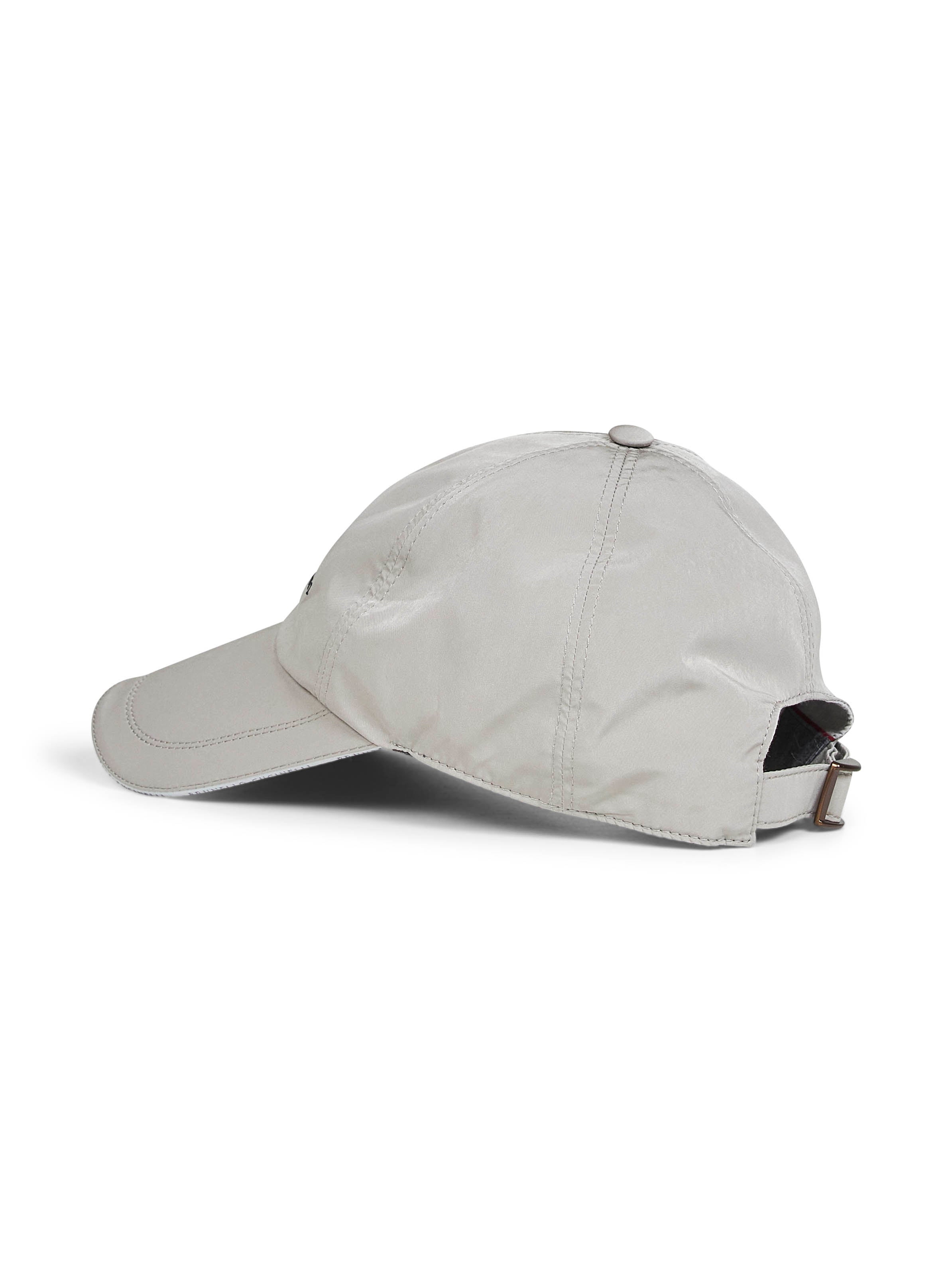 Grey microfibre logo Baseball cap - 3