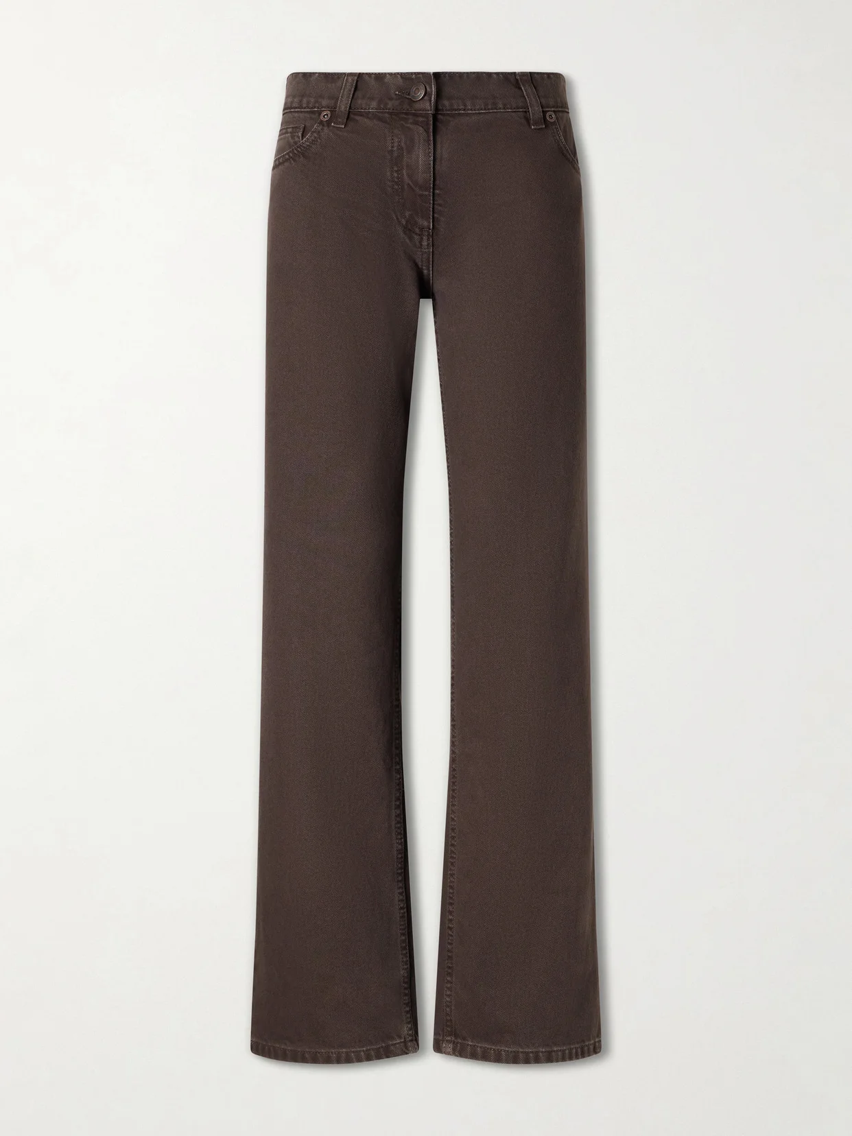 Mid-rise Straight-leg Jeans - 1