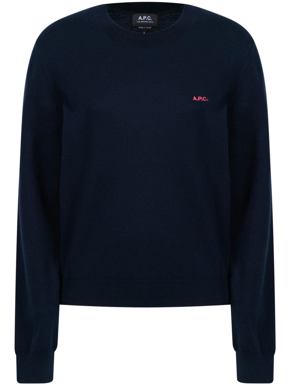 logo-embroidered jumper - 1