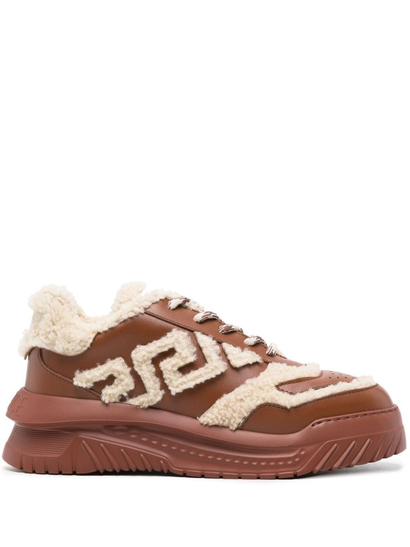 VERSACE Shearling Greca Odissea Trainers outlook