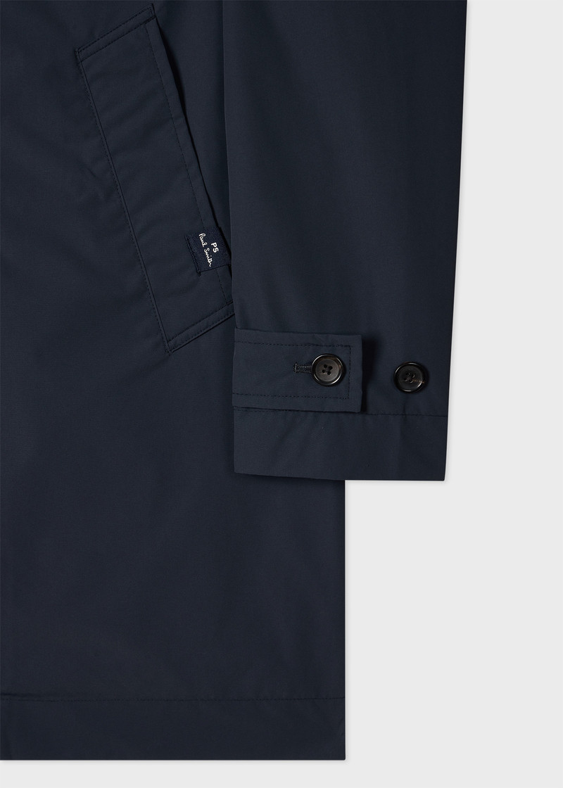 Navy Lightweight Lined Mac 3