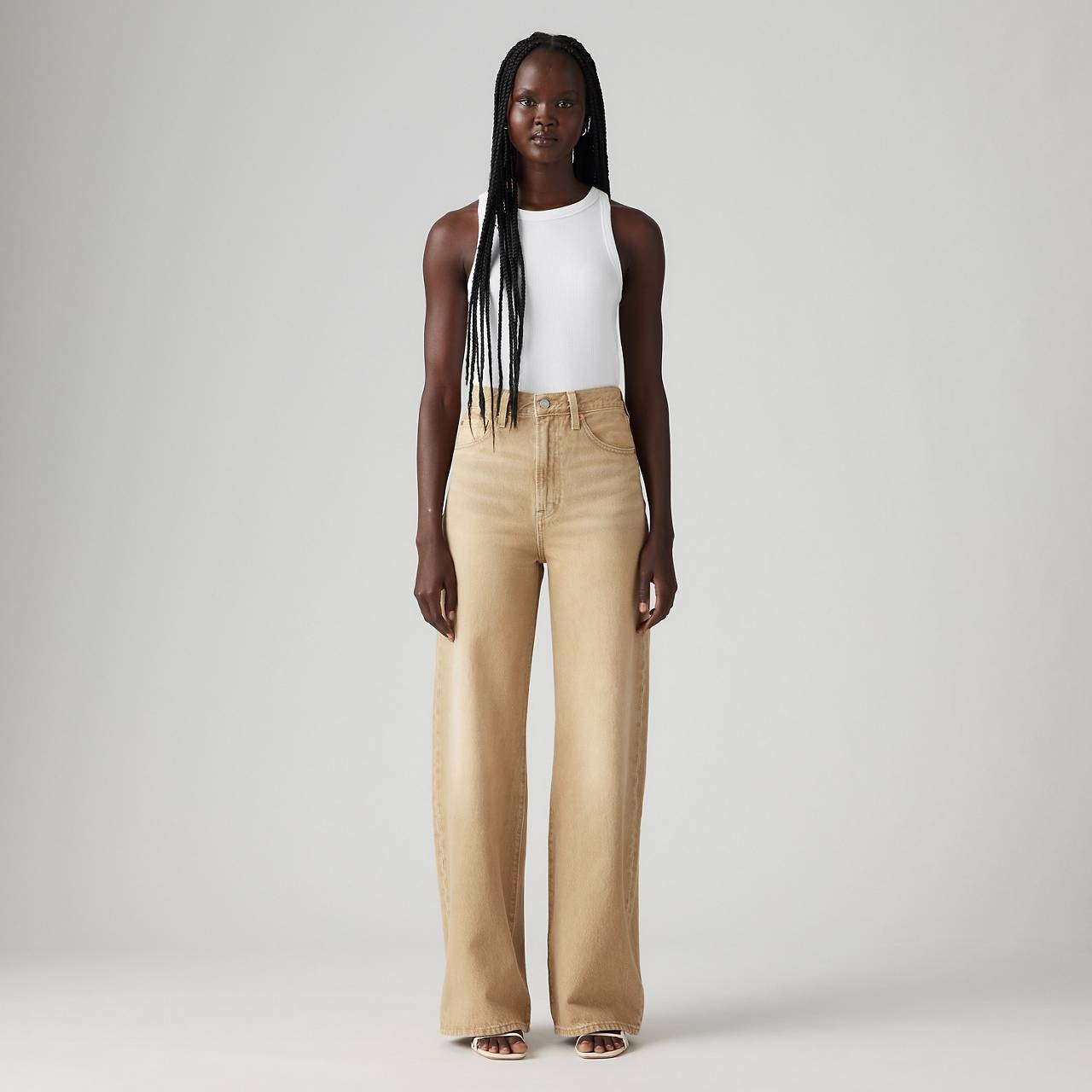 RIBCAGE WIDE LEG WOMEN'S JEANS - 2