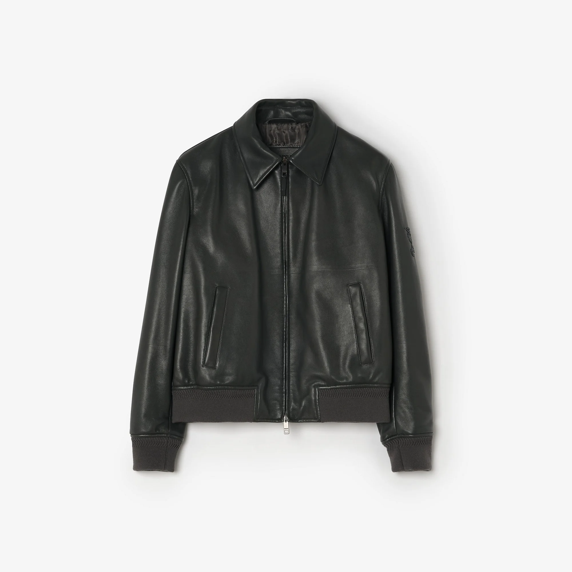 Leather Bloomsbury Bomber Jacket - 1