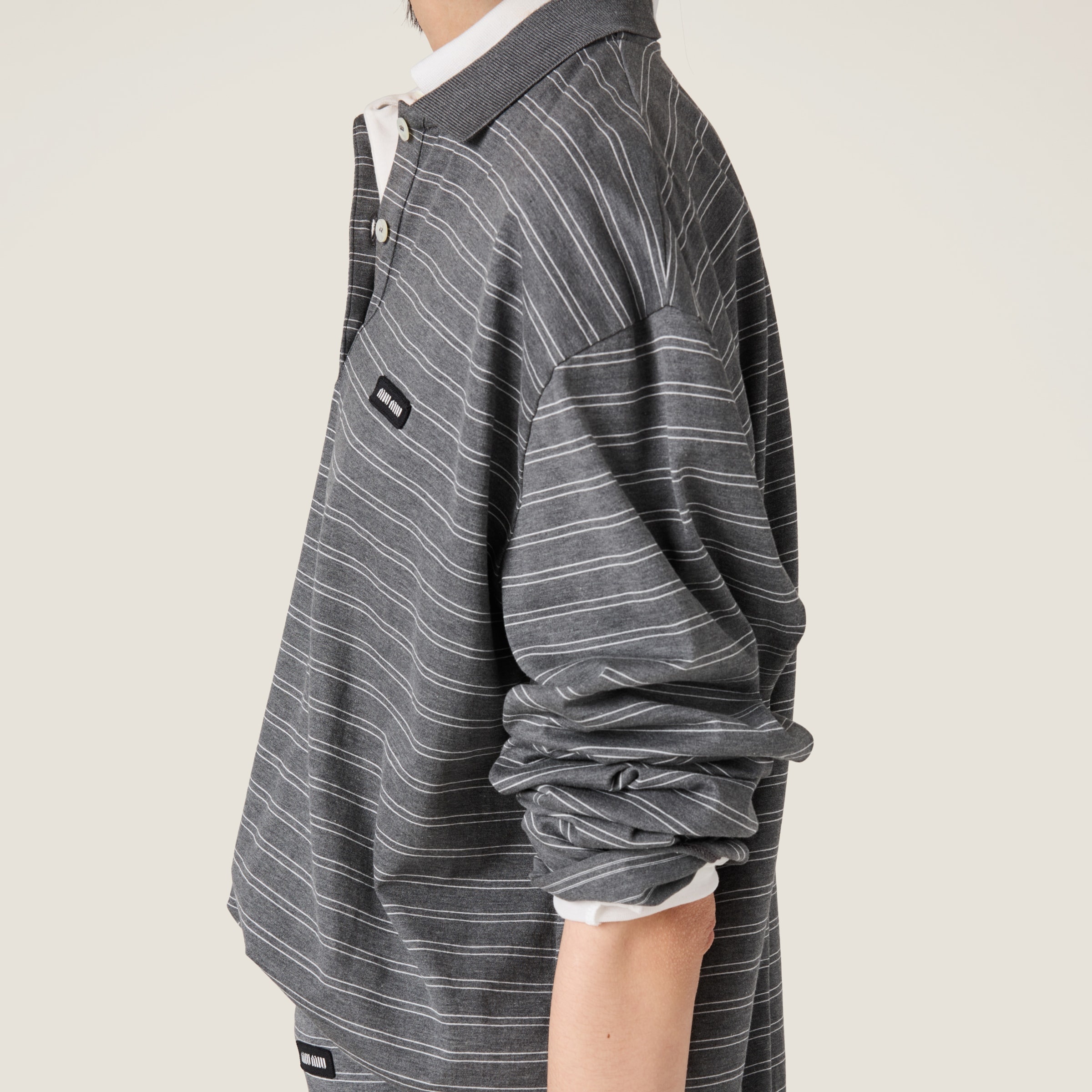 Miu Miu Cotton jersey polo shirt | REVERSIBLE