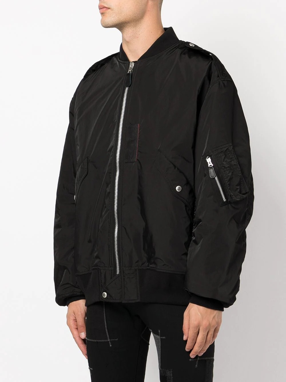zip-up bomber jacket - 3