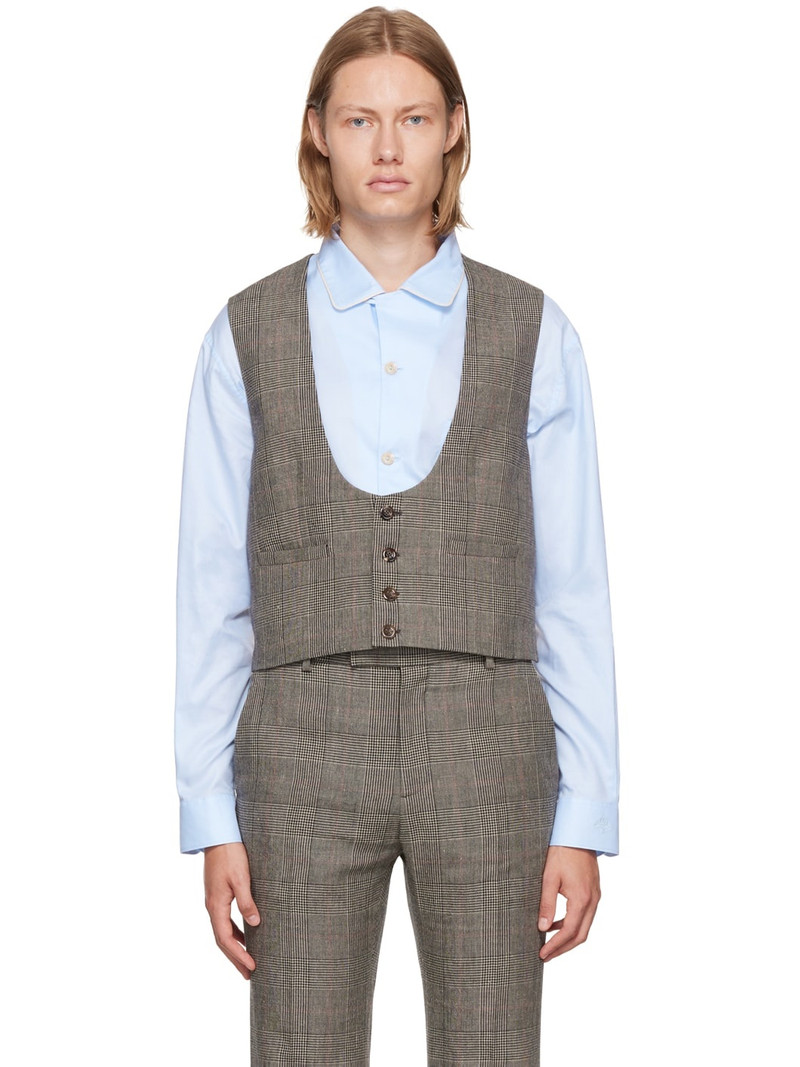 Gray Prince of Wales Waistcoat - 1