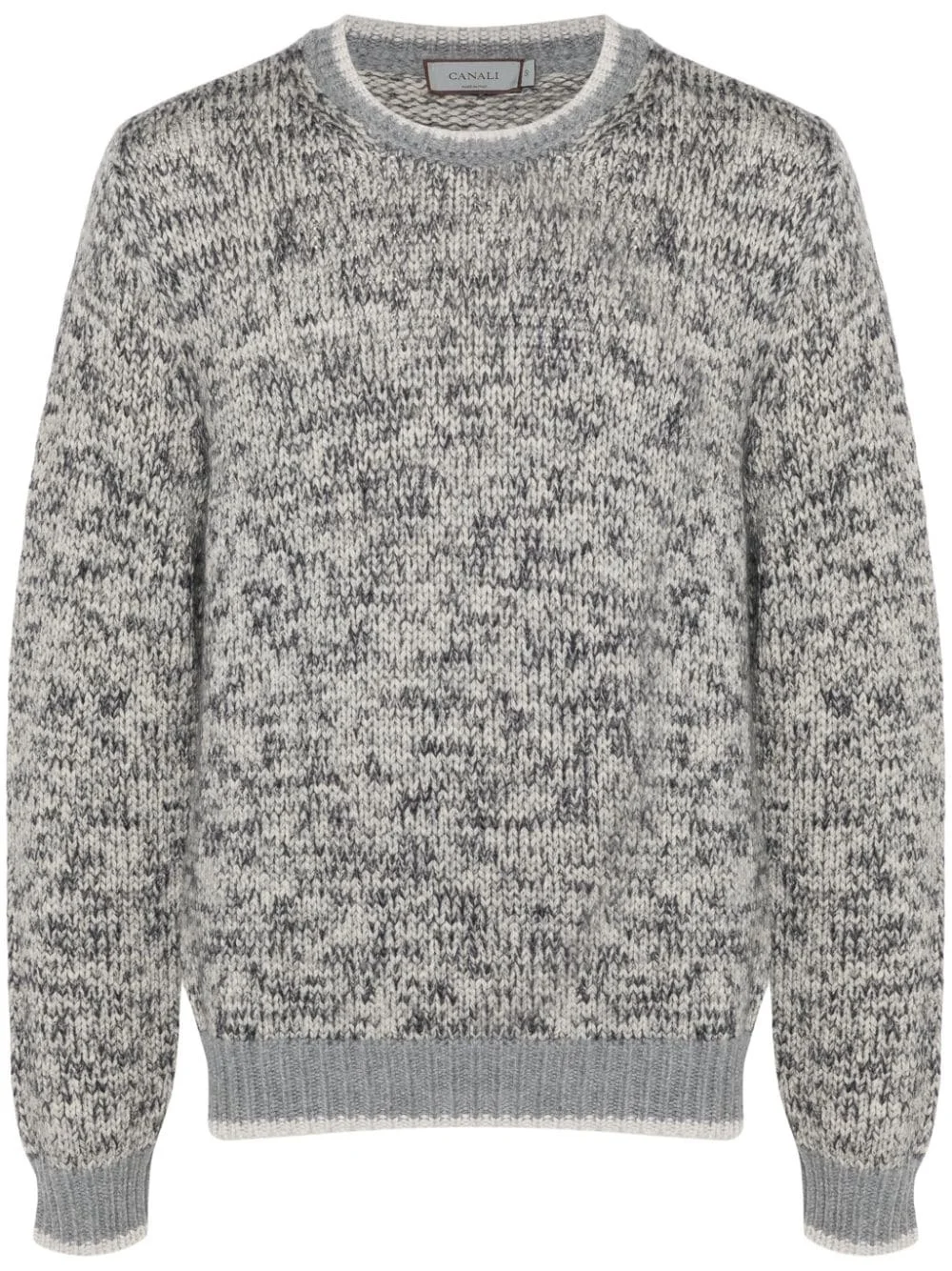 mélange-effect sweater - 1