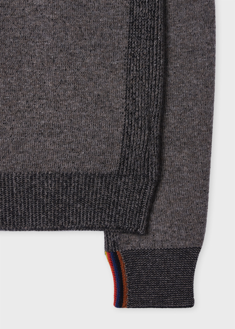 Paul Smith Grey Lambswool Sweater outlook