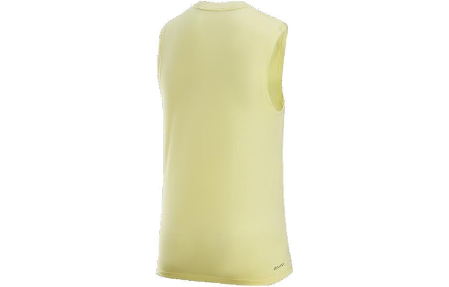 Air Jordan Casual Breathable Sports Vest 'Yellow' DM1828-706 - 2