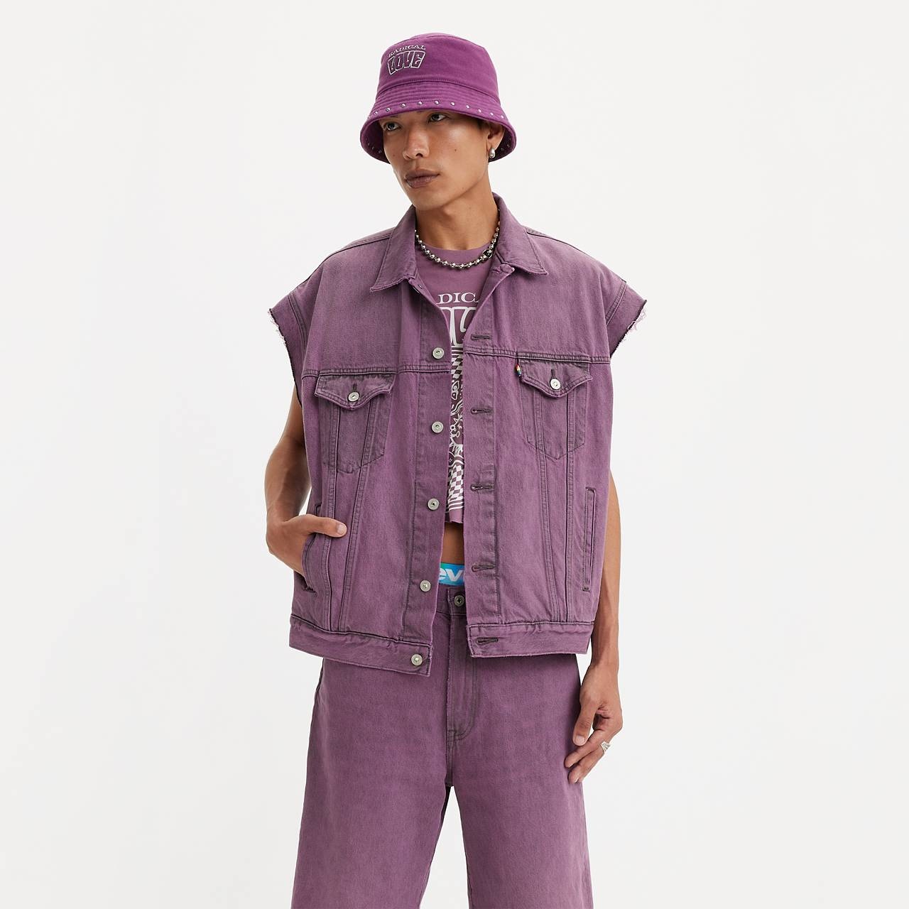 LEVI'S® PRIDE LIBERATION TRUCKER VEST - 2