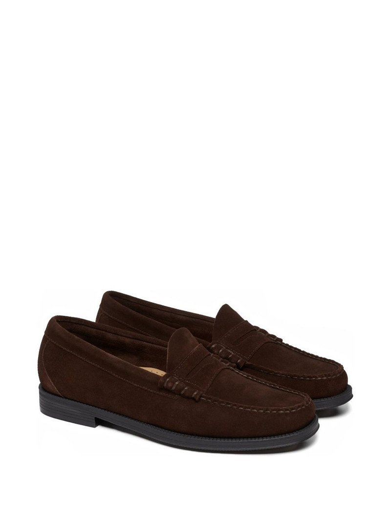 G.H.BASS penny suede loafers outlook