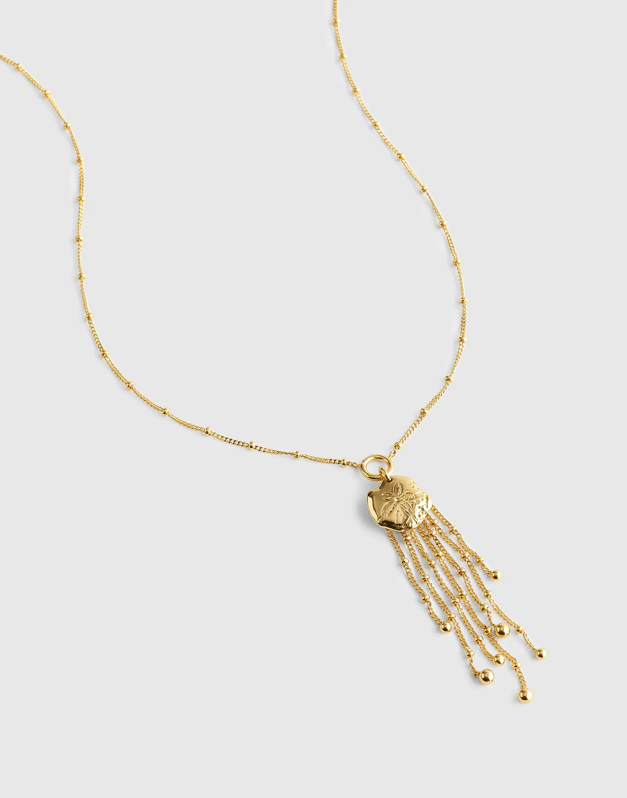 Sand Dollar Chain Necklace - 1