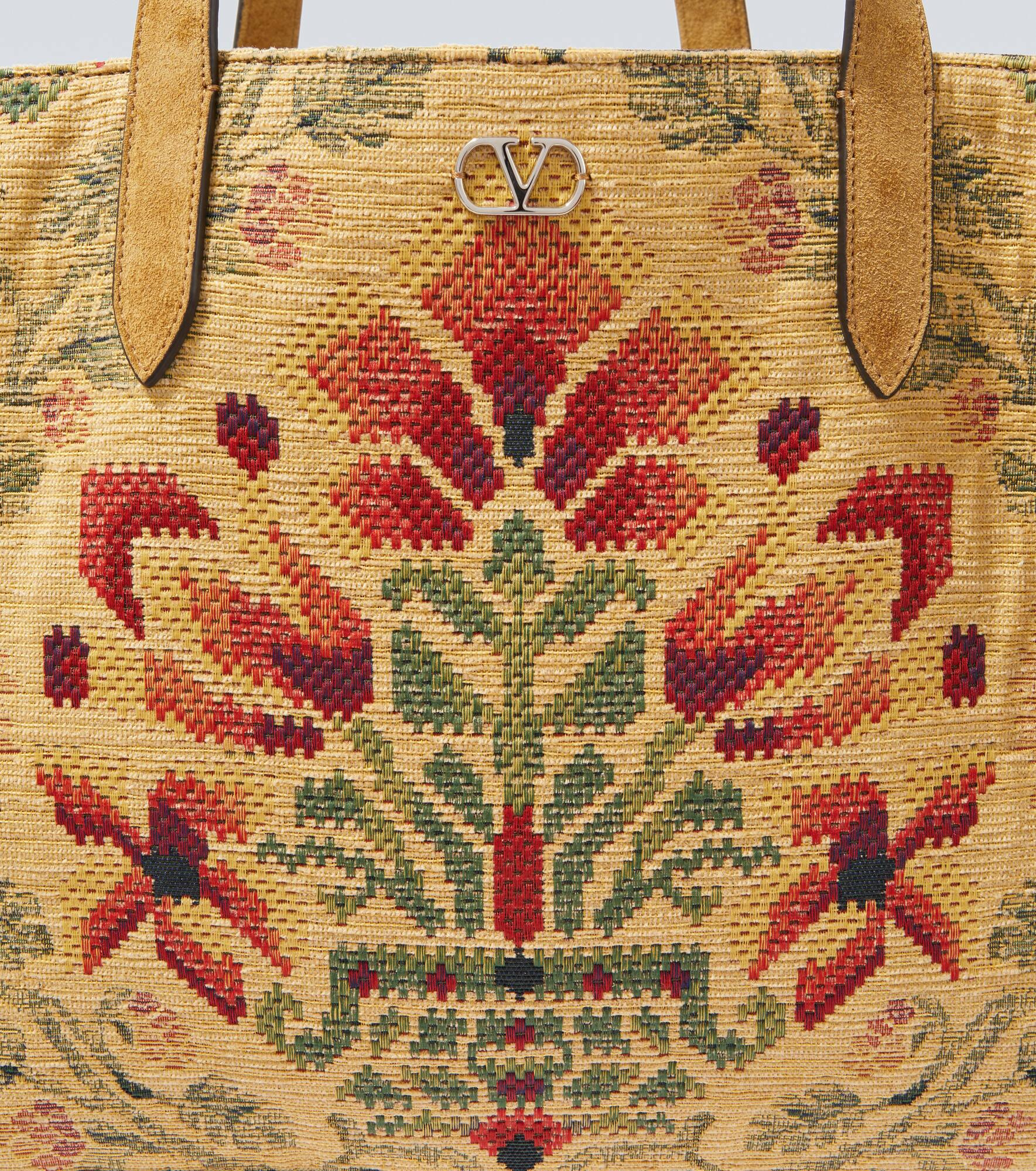 Valentino Garavani Nellcôte floral shopper - 6