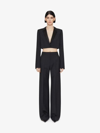 Givenchy FLARE TAILORED PANTS IN WOOL AND MOHAIR outlook
