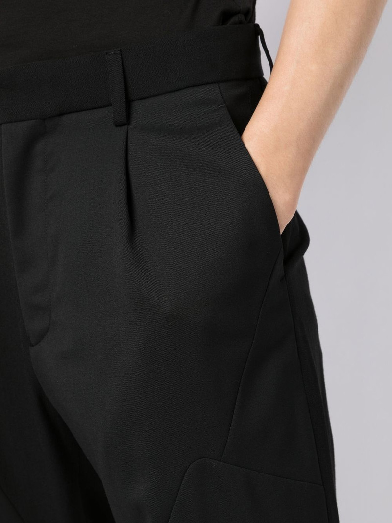 mid-rise straight trousers 5