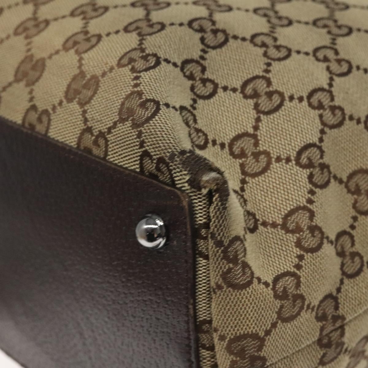 GUCCI GG Canvas Tote Bag Beige - 16