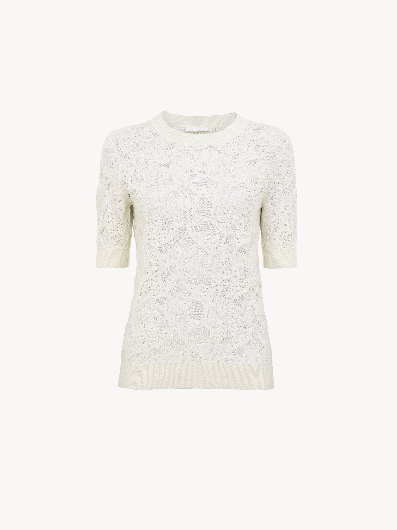 SHORT-SLEEVE SWEATER - 2