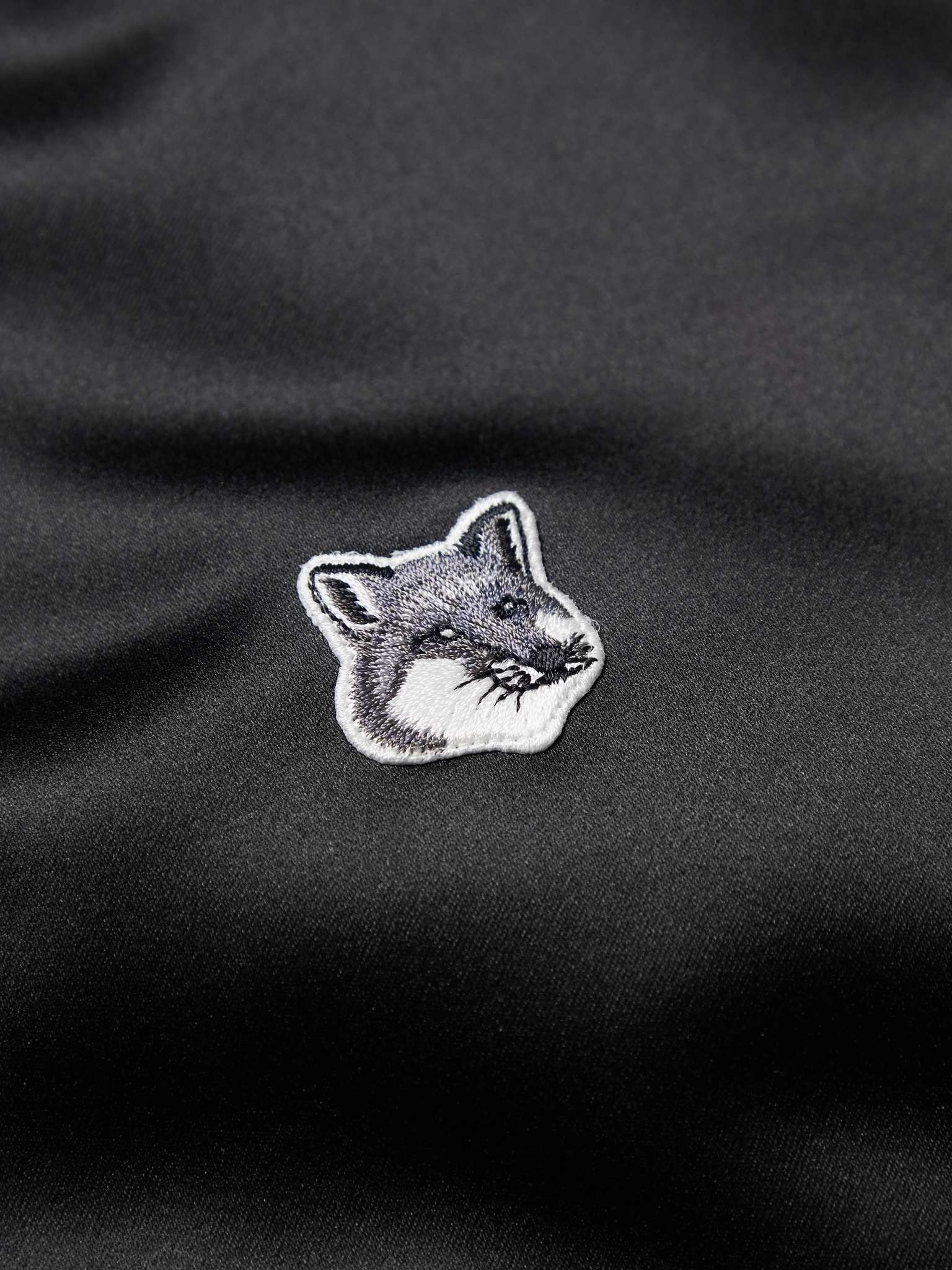Logo-Appliquéd Satin Bomber Jacket - 3
